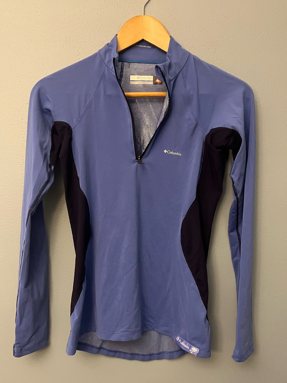 Columbia Putnam US Ski Team Long-Sleeve Quarter-Zip Active Top